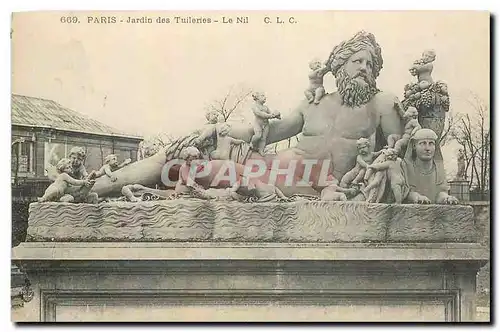 Cartes postales Paris Jardin des Tuileries Le Nil