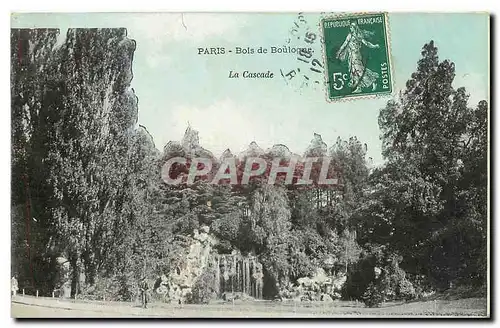 Cartes postales Paris Bois de Boulogne La Cascade