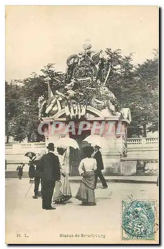 Cartes postales Statue de Strasbourg