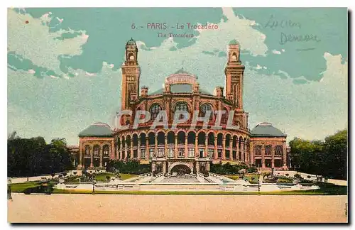 Cartes postales Paris le Trocadero