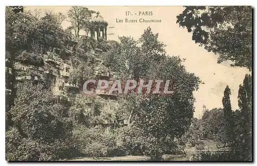 Cartes postales Paris Les Buttes Chaumont