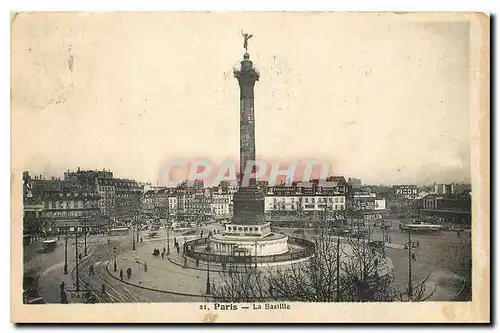 Cartes postales Paris La Bastille