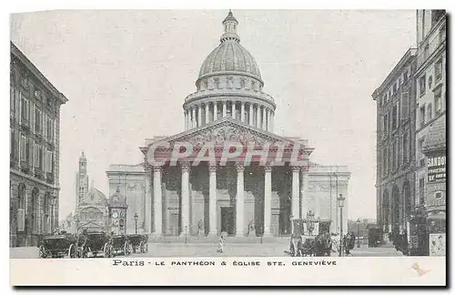 Ansichtskarte AK Paris Le Pantheon & Eglise Ste Genevieve