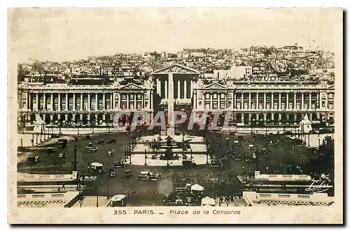 Cartes postales Paris Place de la Concorde