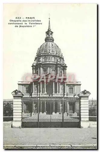 Cartes postales Paris Chapelle des Invalides contenant le Tombeau de Napoleon I