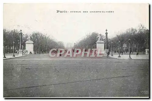 Cartes postales Paris Avenue des Champs Elysees