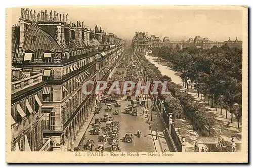 Cartes postales Paris Rue de Rivoli