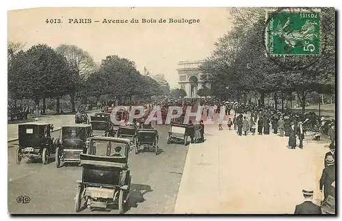 Cartes postales Paris Avenue du Bois de Boulogne