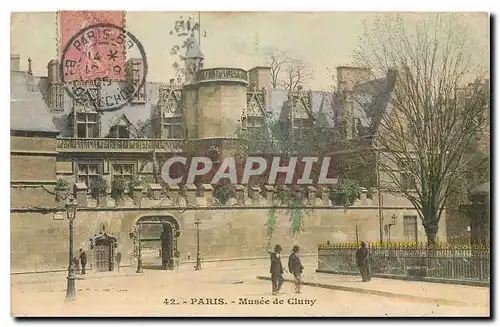 Cartes postales Paris Musee de Cluny