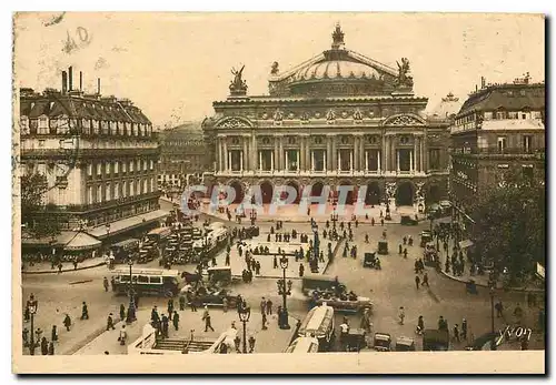 Ansichtskarte AK Paris en Flanant Place de l'Opera