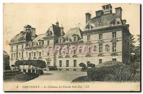 Cartes postales Cheverny le Chateau la Facade Sud Est