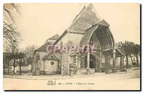 Cartes postales Avon l'eglise X siecle