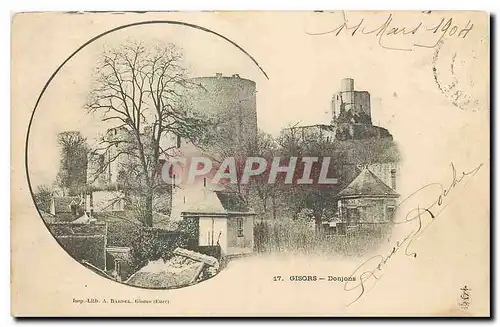 Cartes postales Gisors Donjons