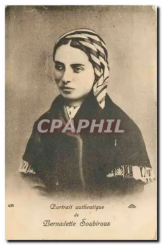 Ansichtskarte AK Portrait Authentique de Bernadette Soubirous