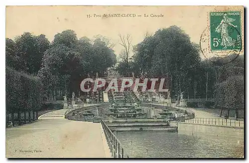 Cartes postales Parc de Saint Cloud la Cascade