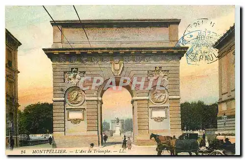 Cartes postales Montpellier l'Arc de Triomphe