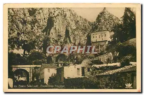 Cartes postales Ponte San Luigi Frontiera Italiana