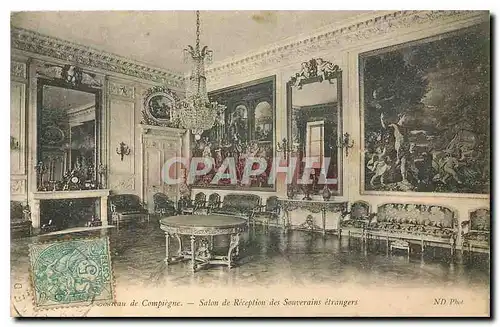 Ansichtskarte AK Chateau de Compiegne Salon de Reception des Souverains etrangers