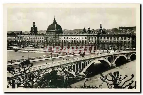 Ansichtskarte AK Lyon Pont Wilson et l'Hotel Dieu