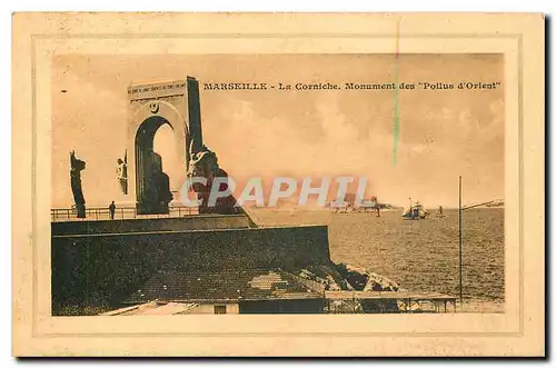 Ansichtskarte AK Marseille la Corniche Monument des Poilus d'Orient