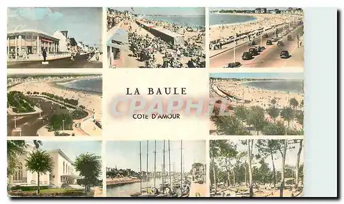 Ansichtskarte AK La Baule les Pins Hall des Informations le Bas sur la Plage le Remblai la Plage la Plage et le R