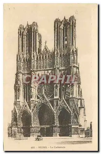 Cartes postales Reims la Cathedrale