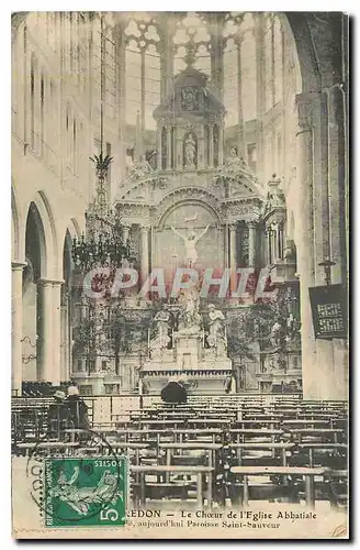 Ansichtskarte AK Le Choeur de l'eglise Abbatiale Redon