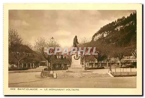 Cartes postales Saint Claude le Monument Voltaire