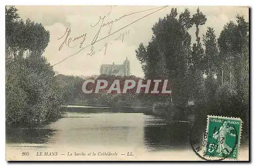 Cartes postales Le Mans la Sarthe et la Cathedrale