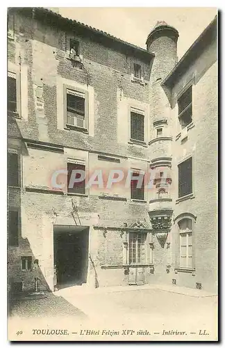 Ansichtskarte AK Toulouse l'Hotel Felzins XVI siecle Interieur