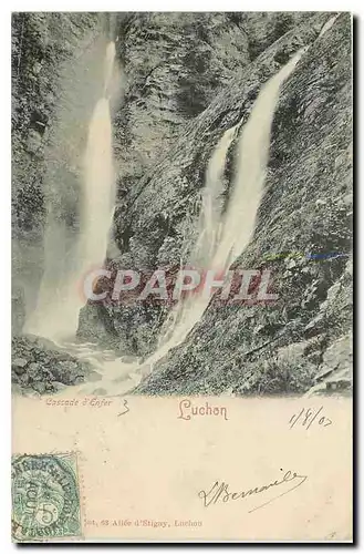 Cartes postales Luchon Cascade d'Enjer