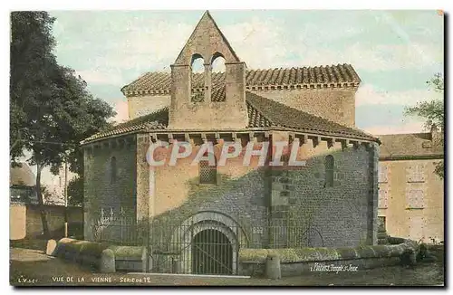 Cartes postales Poitiers Temple St Jean vue de la Vienne