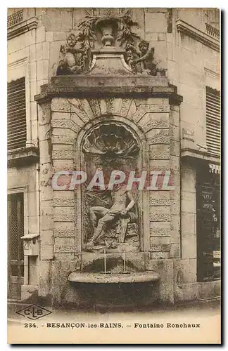 Ansichtskarte AK Besancon les Bains Fontaine Ronchaux