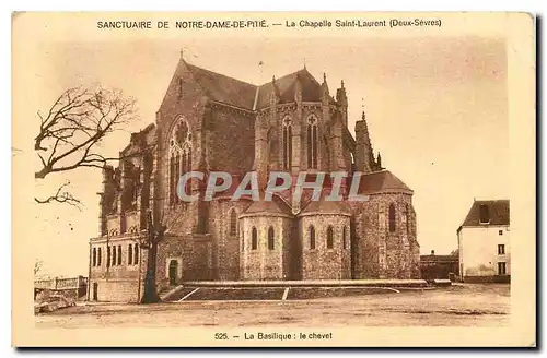 Cartes postales Sanctuaire de Notre Dame de Pitie la Chapelle Saint laurent Deux La Basilique le Chevet Sevres