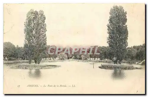 Cartes postales Amiens le Parc de la Hotoie