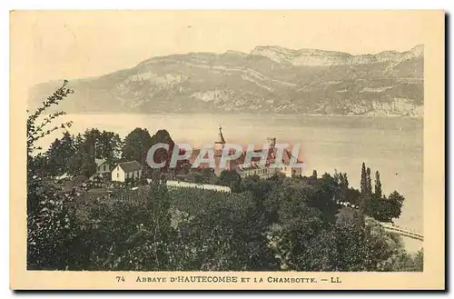 Cartes postales Abbaye d'Hautecombe et la Chambotte