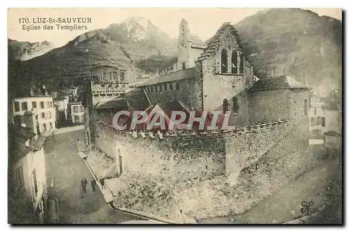 Cartes postales Luz St Sauveur Eglise des Templiers