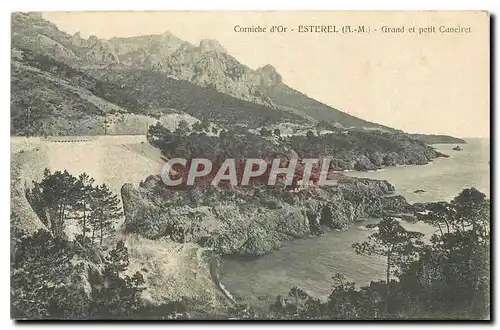 Cartes postales Corniche d'Or Esterel A M Grand et petit Caneiret