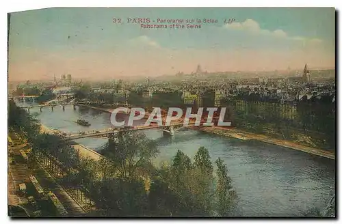 Cartes postales Paris Panorama sur la Seine