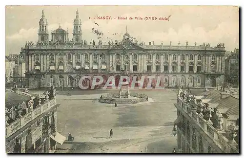 Ansichtskarte AK Nancy Hotel de Ville XVIII siecle