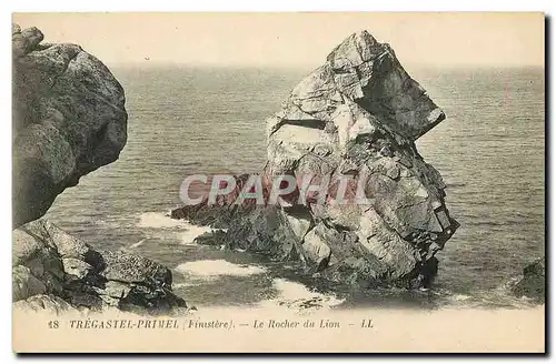 Cartes postales Tregastel Primel Finistere le richer du Lion