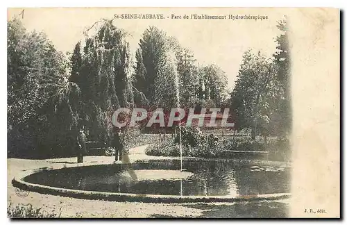 Ansichtskarte AK St Seine l'Abbaye parc de l'Etablissement hydrotherapique