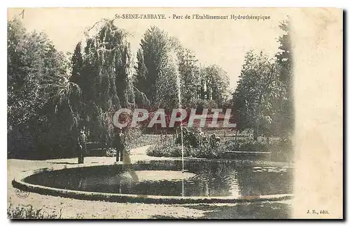 Cartes postales St Seine l'Abbaye parc de l'Etablissement hydrotherapique