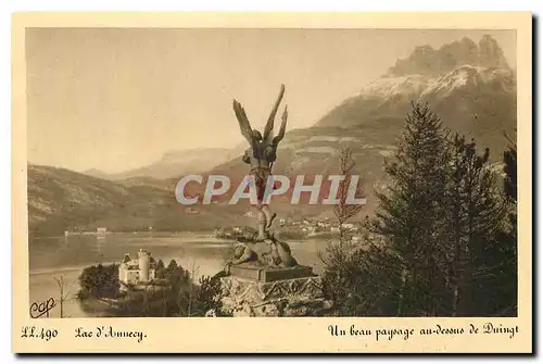 Ansichtskarte AK Lac d'Annecy un beau paysage au dessus de Duingt