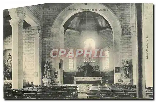 Cartes postales La Baule Loire Inf interieur de la Chapelle