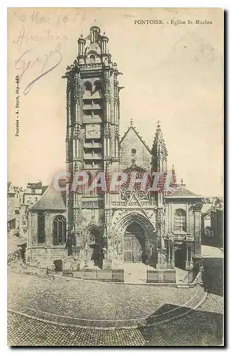 Ansichtskarte AK Pontoise Eglise St Maclou