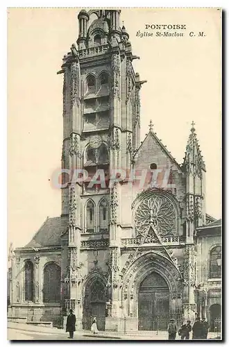 Cartes postales Pontoise Eglise St Maclou
