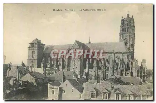 Cartes postales Rodez Aveyron la cathedrale cote sud