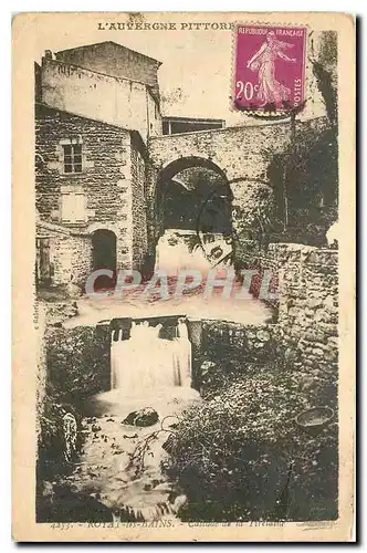 Cartes postales L'Auvergne pittoresque Royat les bains cascade de la