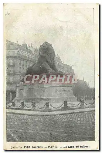 Ansichtskarte AK Collection petit journal Paris Le Lion de Belfort